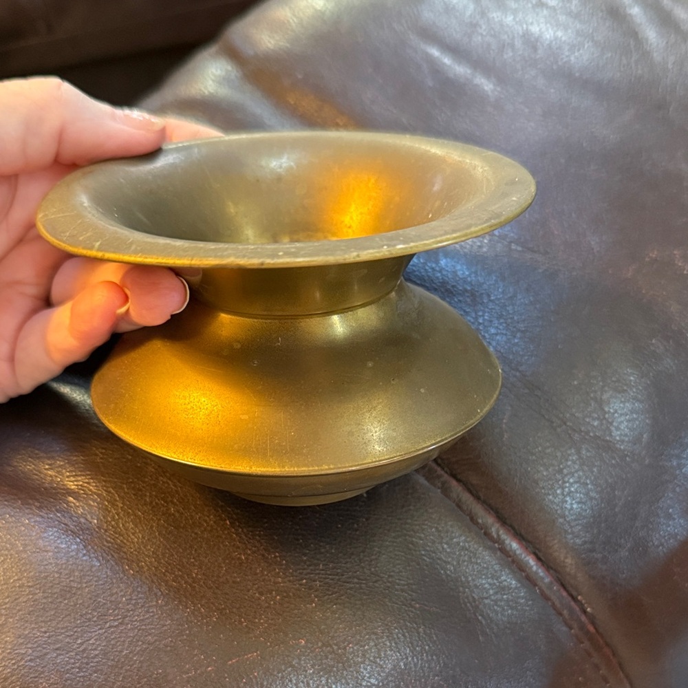 Vintage Brass Spittoon